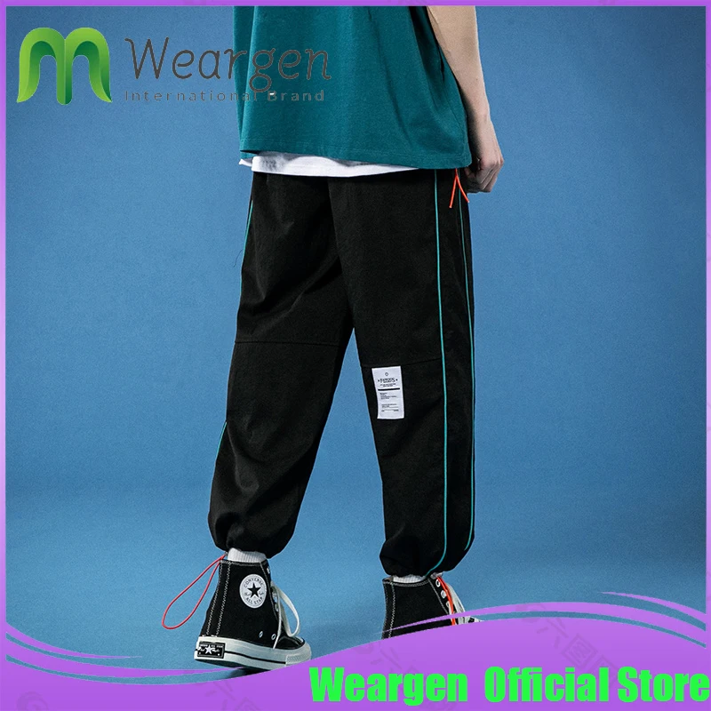 

Джоггеры Weargen, тренировочные брюки, мужские шаровары, спортивная одежда, брюки, мужские тренировочные брюки кроссфита для мужчин 1508