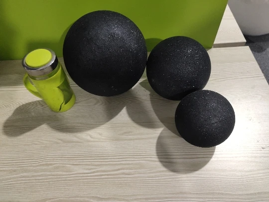 

Black Polystyrene Styrofoam Foam Ball Party Wedding festival stage house decoration DIY handmade materials 15-30cm(diameter)