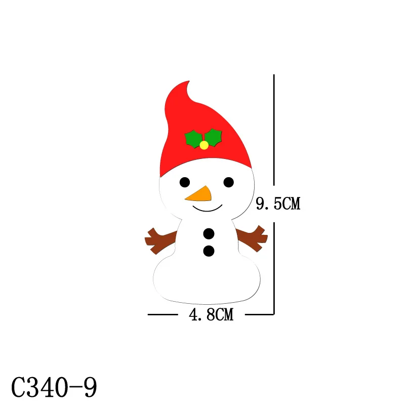 

New Christmas snowman Wooden die Scrapbooking C340-9 Cutting Dies Multiple sizes