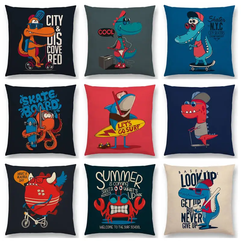 Уличный Граффити Панк интересный текст крутой забавный Крокодил Осьминог Акула