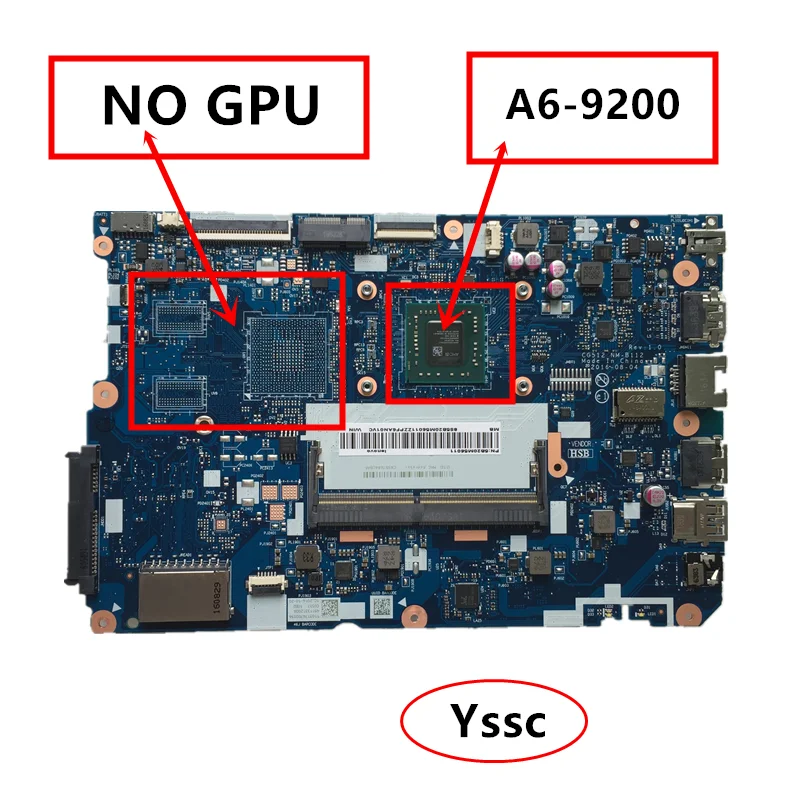 Бесплатная доставка Новинка! NM B112 материнская плата для ноутбука Lenovo 110 15AST