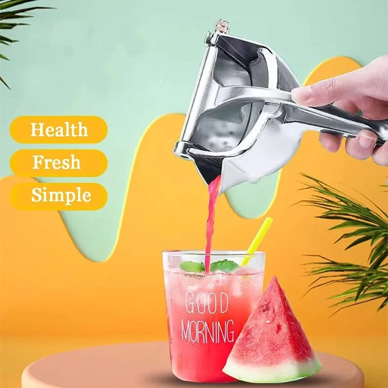 

1Pcs Manual Juice Squeezer Aluminum Alloy Hand Pressure Juicer Pomegranate Orange Lemon Healthy Quick Press Kitchen Fruit Tool