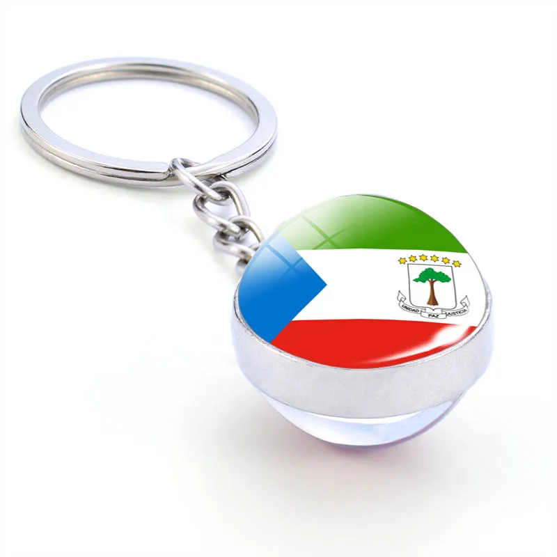 Брелок с национальным флагом Африки Нигерия Южная Африка брелки хрустальным