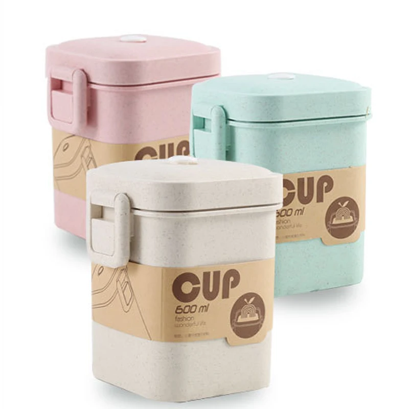 600 мл суп коробка запаянный герметичный Детские Ланч бокс экологически чистый