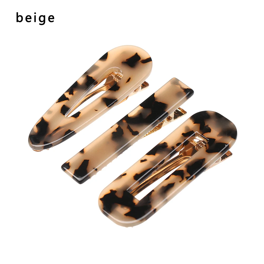 beige 2 шт., Япония, женские уксусная кислота, заколки для волос, Леопардовый принт, заколки для волос, заколки для волос, аксессуары для волос - Цвет: beige
