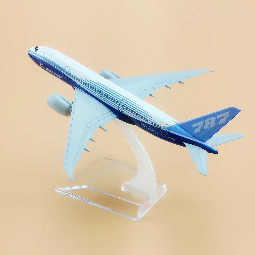 Металлический Прототип самолета 16 см модель авиакомпании Боинг 787 B787 ProtoMech с