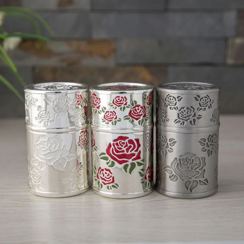 

Retro Zinc Alloy Toothpick Holder Creative Rose Flower Toothpicks Case Storage Organizer Container Decoration for Kitchen