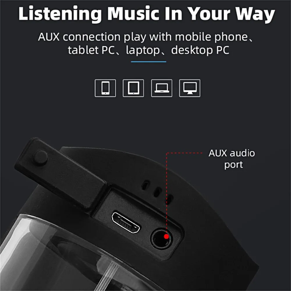 Fineblue MK22 TWS мини беспроводной Bluetooth динамик 4 цвета светодиодный дышащий свет мега бас стерео Соединительный динамик