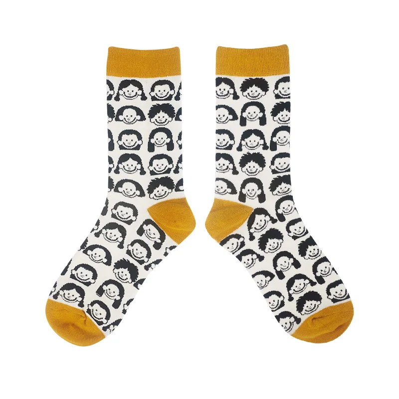 Женские носки из хлопка; calcetines cortos mujer; блестящие calcetin; если вы можете прочесть это; с оборками; kerstsokken; Губка Боб; meias compressa - Цвет: jy1