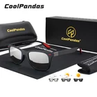 Солнцезащитные очки в ретро стиле для мужчин и женщин, классические Поляризационные солнечные аксессуары в оправе из TR90, фотохромные, хамелеоновые, для вождения