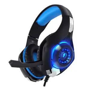 beexcellent gm 1 ps4 gaming headphones surround stereo wired pc gamer gaming headset with mic led lights for xbox onelaptop free global shipping