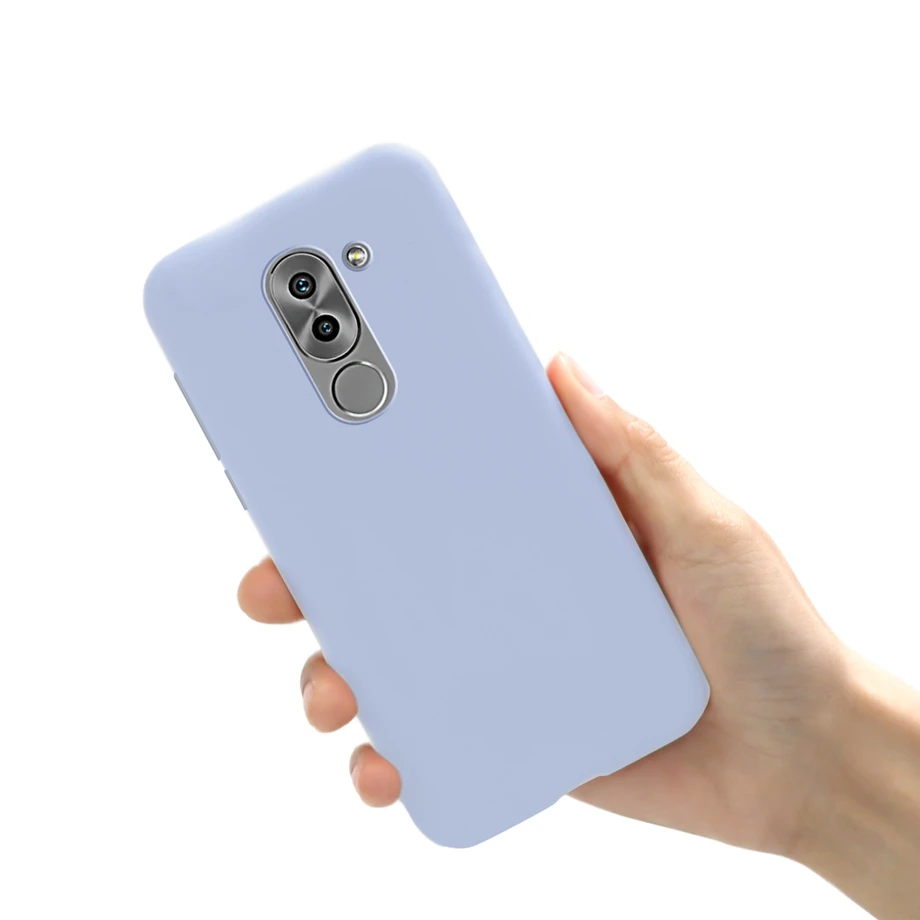 Purple Чехол для huawei honor 6x huawei mate 9 lite funda мягкий, силиконовый, из ТПУ карамельный цвет задняя крышка для huawei gr5 honor 6x x6 чехол - Цвет: Purple