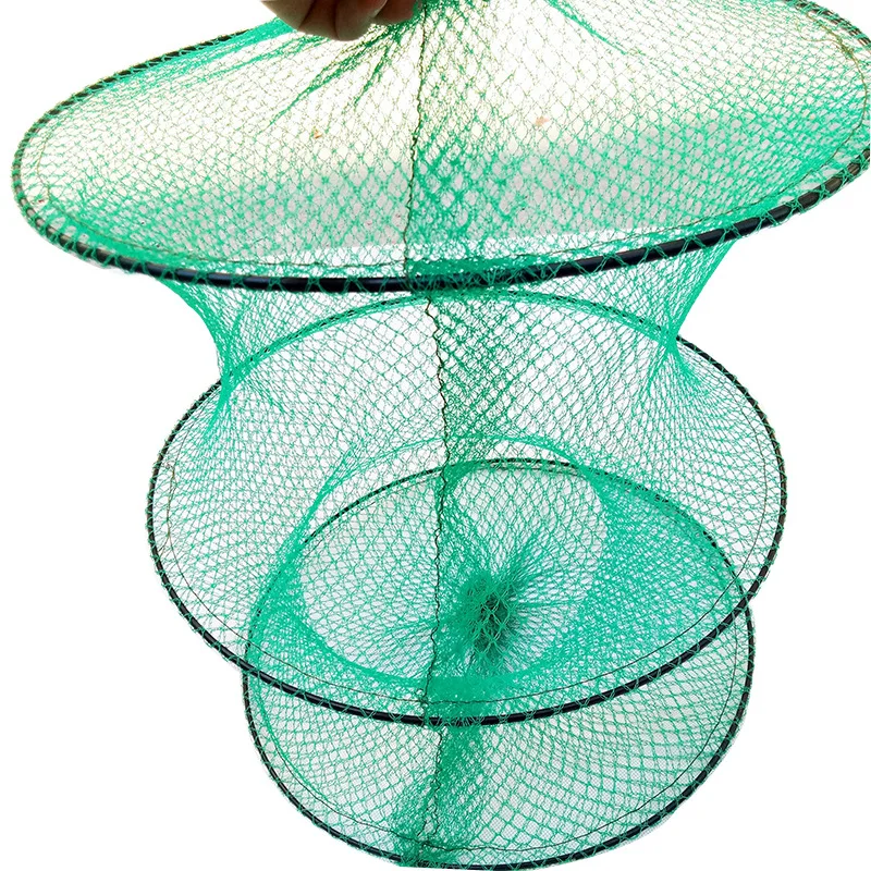 Сетчатый мешок пластиковый нейлоновый сетчатый складная рыболовная снасть