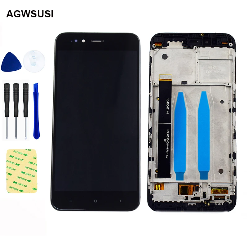 

For Xiaomi Mi A1 5X LCD Screen MiA1 Mi Mi5X A1 LCD Display Screen Touch Screen Digitizer Sensor Glass Assembly Frame Replacement