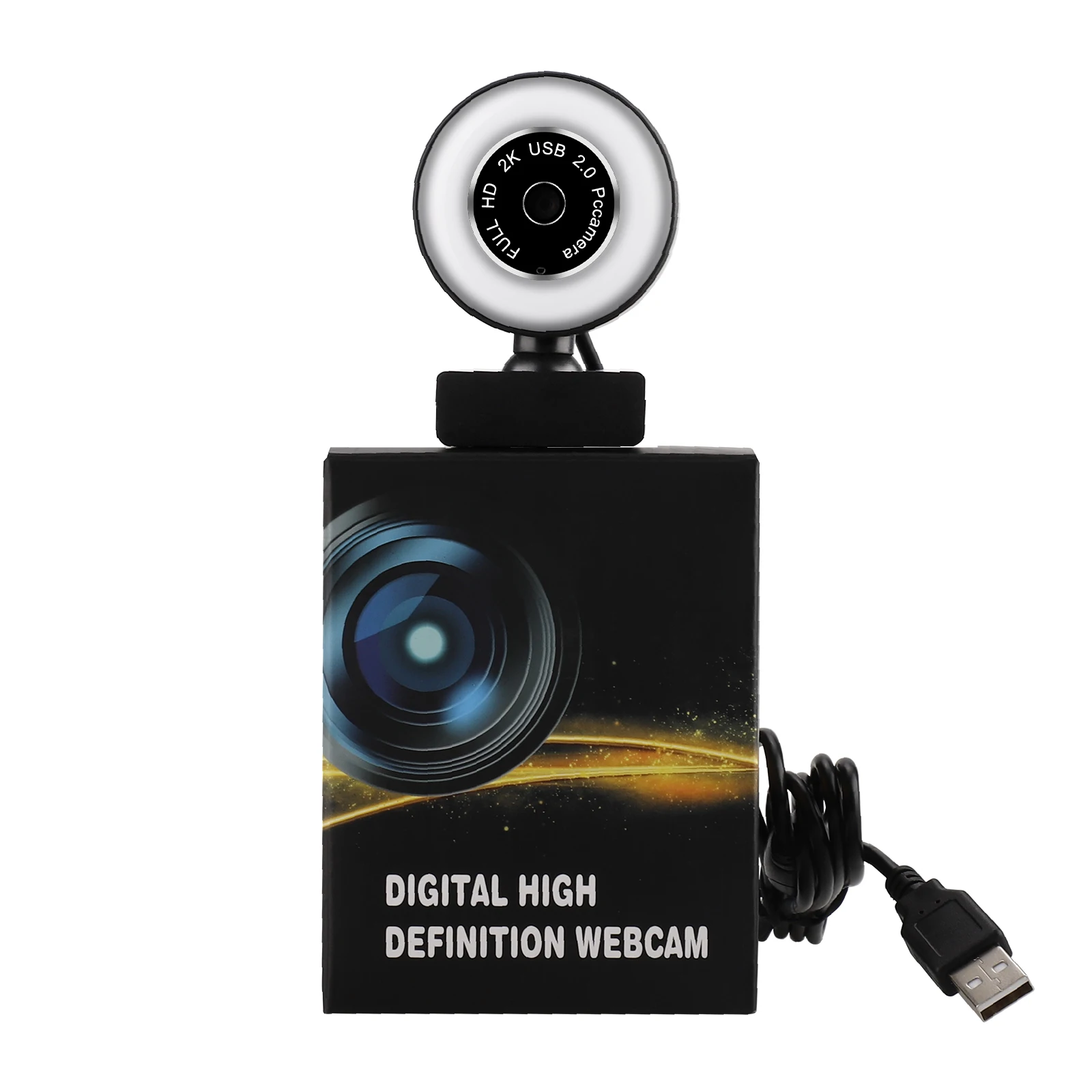 

Web Camera With Microphone Pc Laptop Webcam 1080p Work Camara Light Desktop Online HD 1080P XH25-02 Focus Computer HD