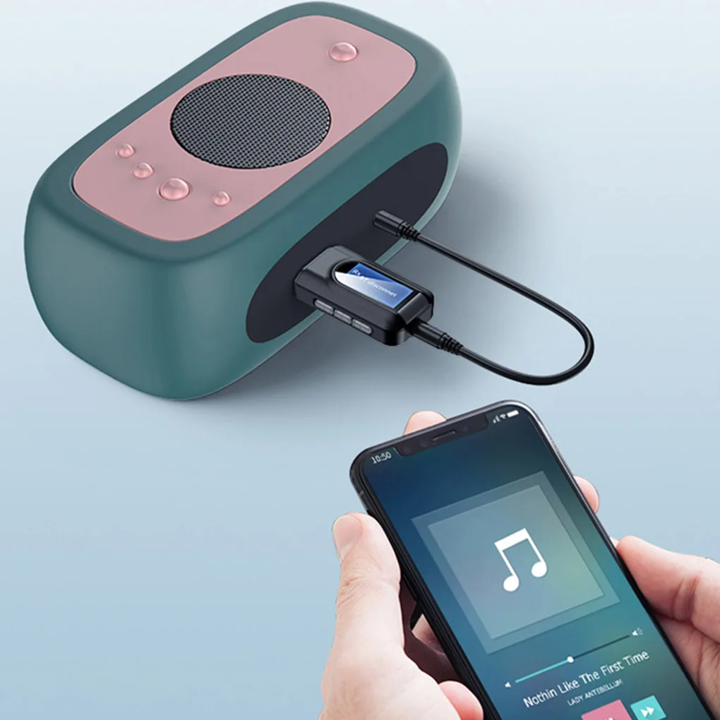 

USB Bluetooth 5.0 Audio Transmitter Receiver LCD Display 3.5MM AUX RCA Stereo Wireless Adapter Dongle For PC TV Car Headphones