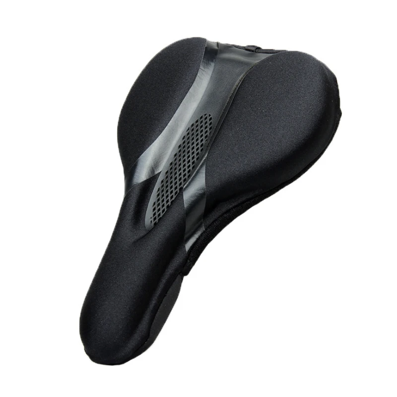 

MTB/Road/Bicycle Bike Saddle Seat Cover Cushion Hollow Breathable Cycling Seat Coat Bicycle Air Guide Groove Saddle Cover