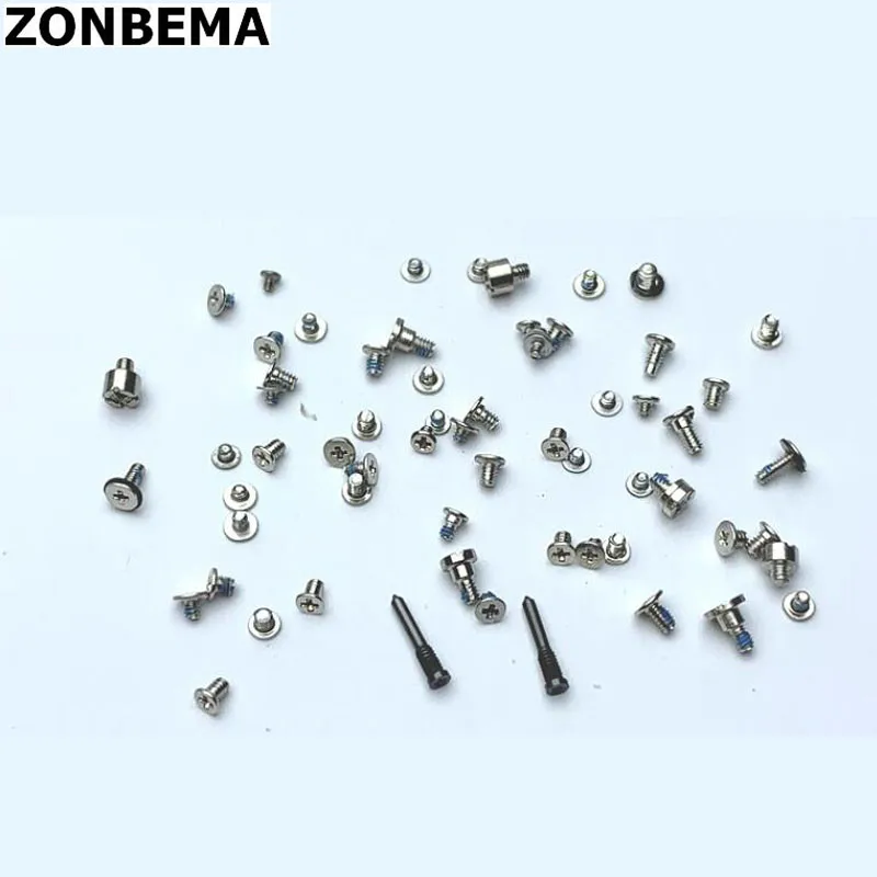 ZONBEMA полный комплект винтов с нижними винтами для iPhone 11 Pro Max Запасная часть|power flex