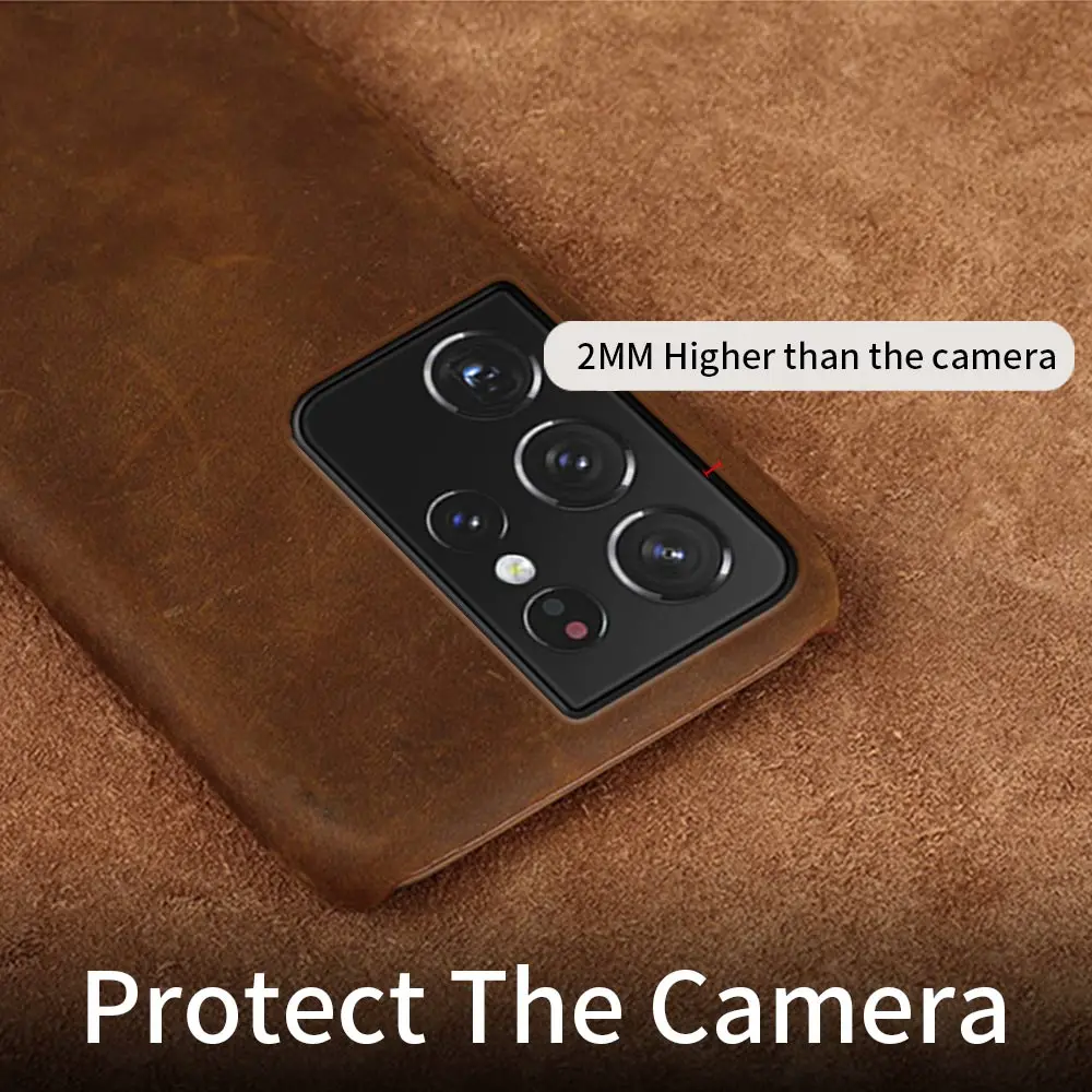 genuine pull up leather phone case for samsung galaxy s21 ultra s20 fe s8 s9 s10 s21 plus note 20 10 a52 a51 a71 a12 a32 a50 a72 free global shipping