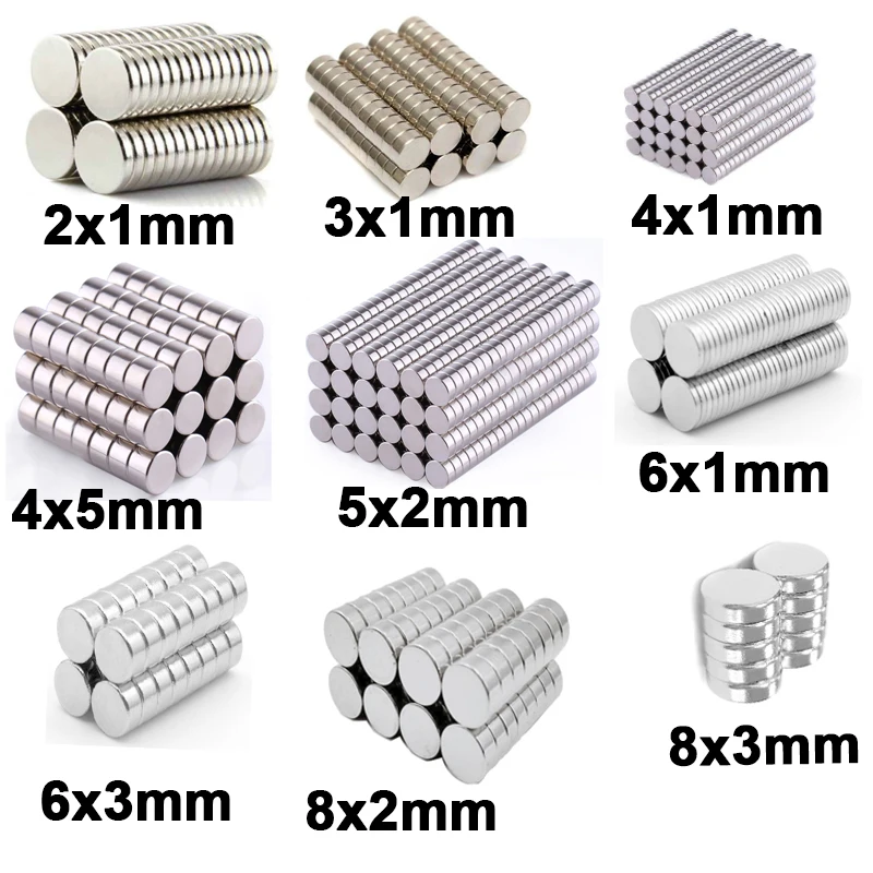 

Strong Round Disc Magnets Rare-earth Neodymium Magnet 20/25/30/50/100/120pcs New