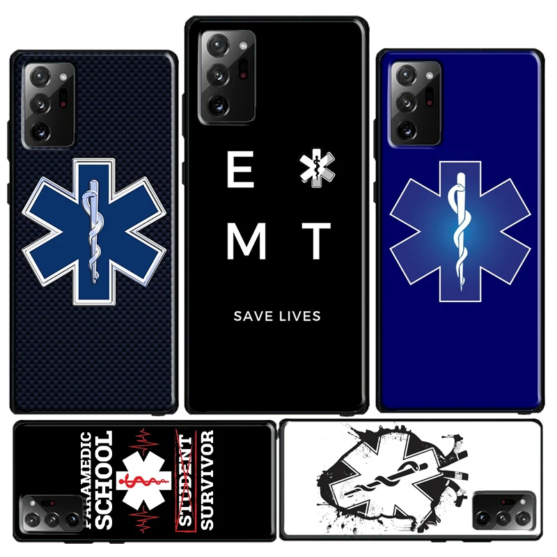 Медицинский чехол EMT EMS для Samsung Galaxy S22 Ultra S21 S20 FE S8 S9 S10 Note 10 Plus Note 20, ультрачехол