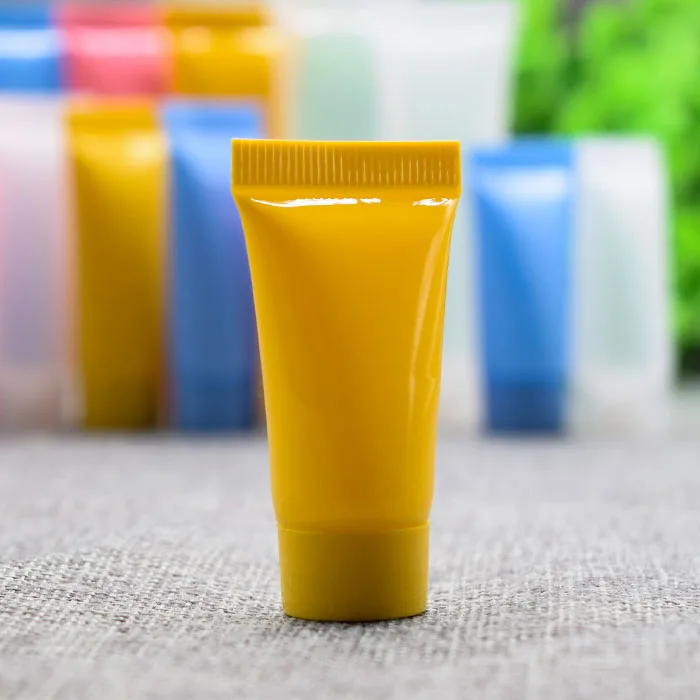 100 шт. 5 мл красочные пустые тубусы для крема контейнер косметического лосьона