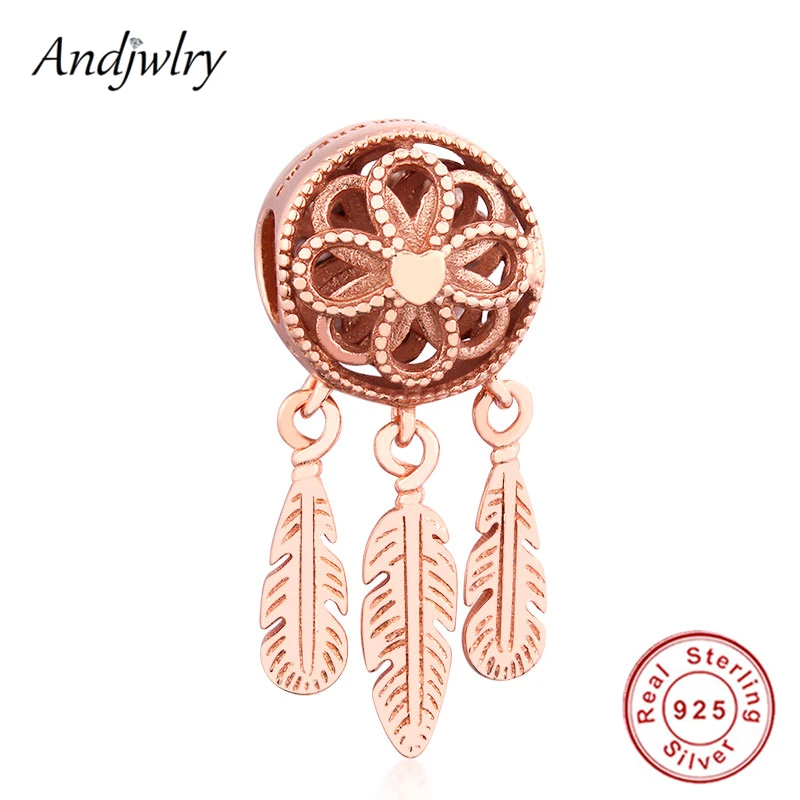 Подходит для оригинальных шармов браслет 925 пробы серебро розовое золото