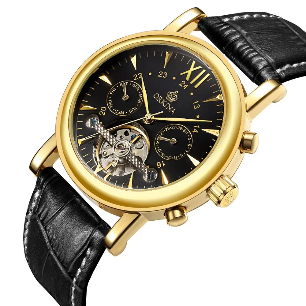 Наручные часы MG ORKINA мужские летающие турбийоны топовые Роскошные знаменитые