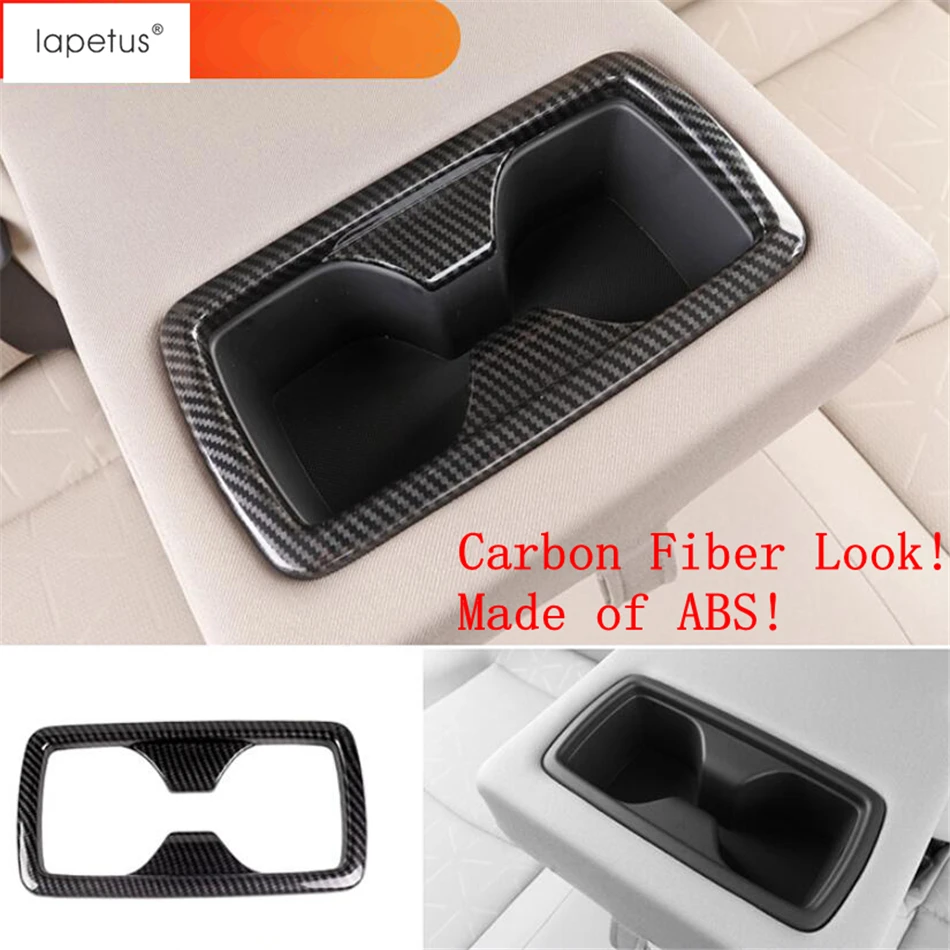 

Lapetus Accessories For TOYOTA RAV4 RAV 4 XA50 2019 2020 2021 Central Rear Seat Water Cup Holder Decoration Molding Cover Trim