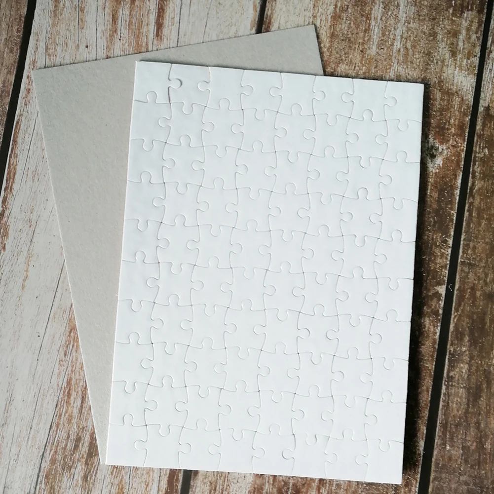 3 шт. твердая бумага легко использовать фотографии пустой для печати головоломки