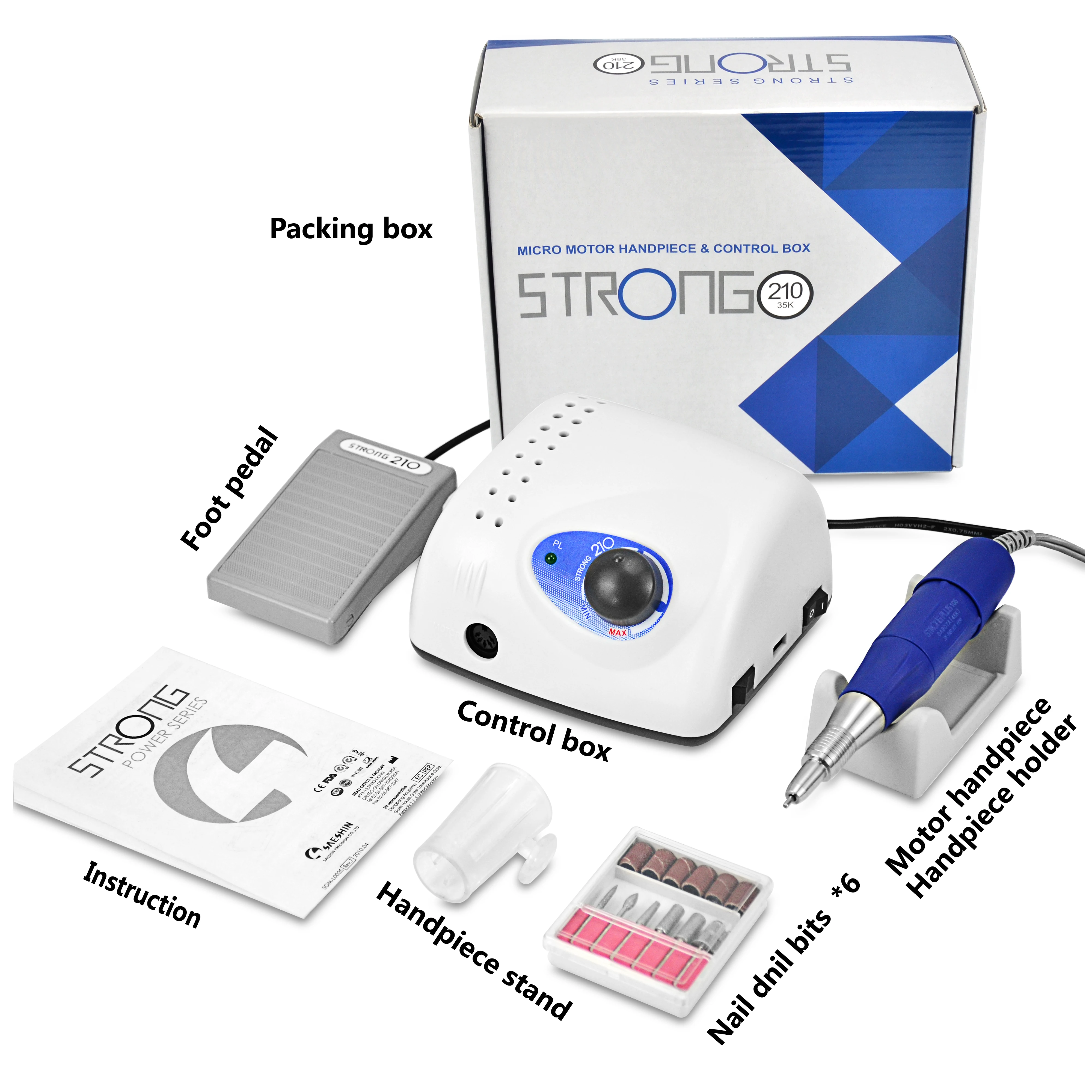 Стоматологический наконечник STRONG 210 plus 105 105L 65 Вт 45000 об/мин|Отбеливание зубов| |