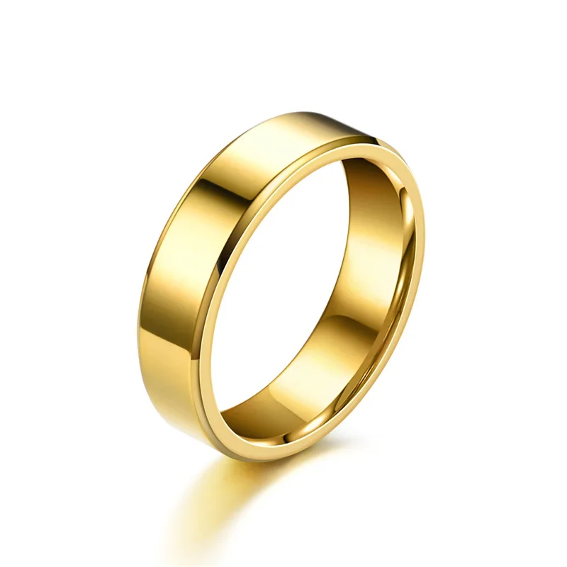 

Tide brand trend ring female couple ring version couple ring students ring a pair of titanium steel tail