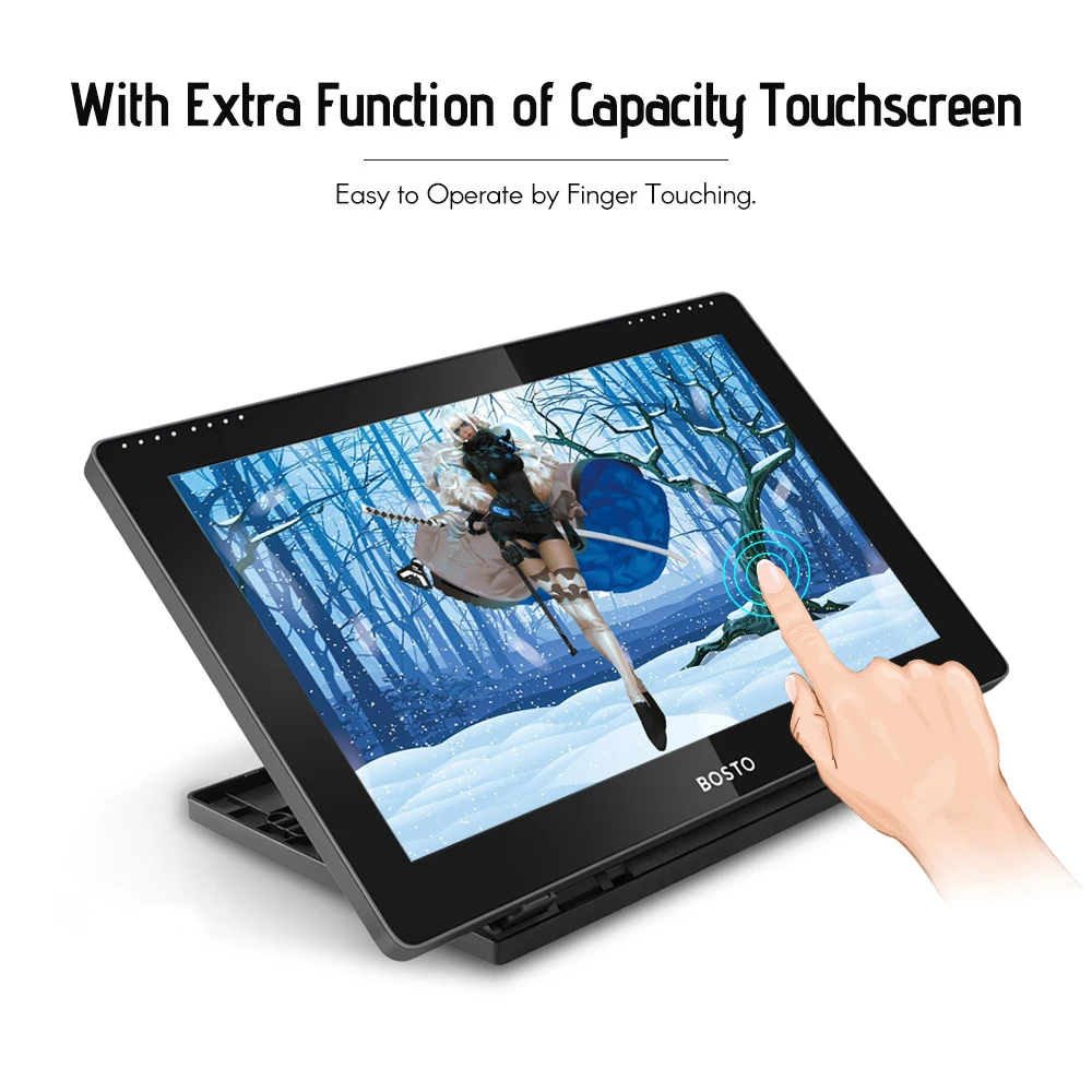 

2021 New Excellent 16HD 15.6 Inch IPS Graphics Drawing Tablet Display Monitor 1920 * 1080 High Resolution 8192 Pressure Level