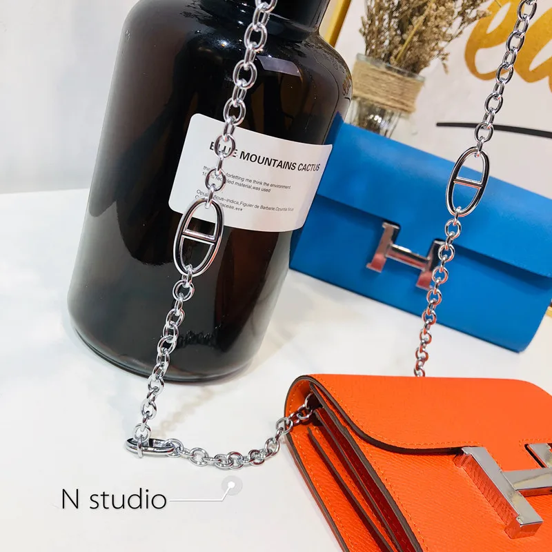 Lucky2021 Ангел носа Свинья вы одиночный пролетный кошелек ремни титановая сталь