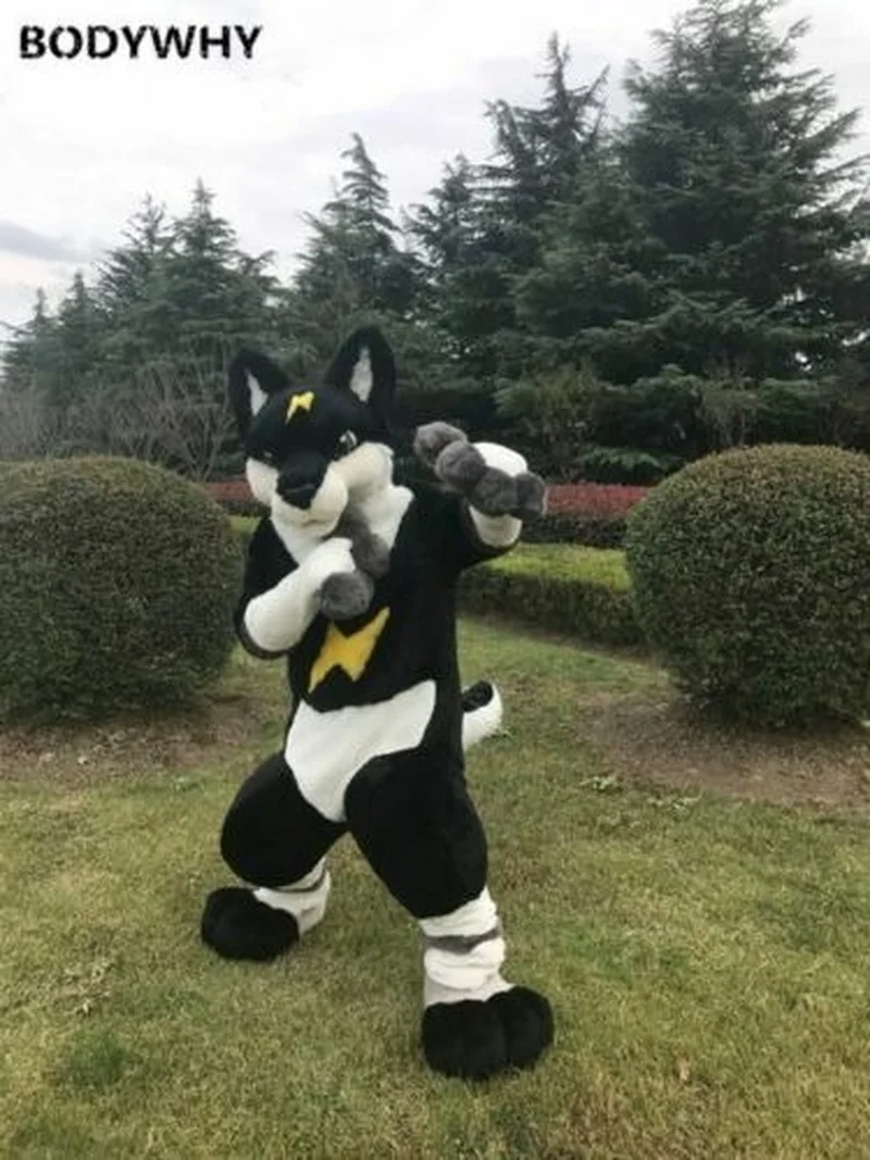 

FOX DOG Mascot Costume Suits Cosplay Party Game Dress Outfits Clothing Ad