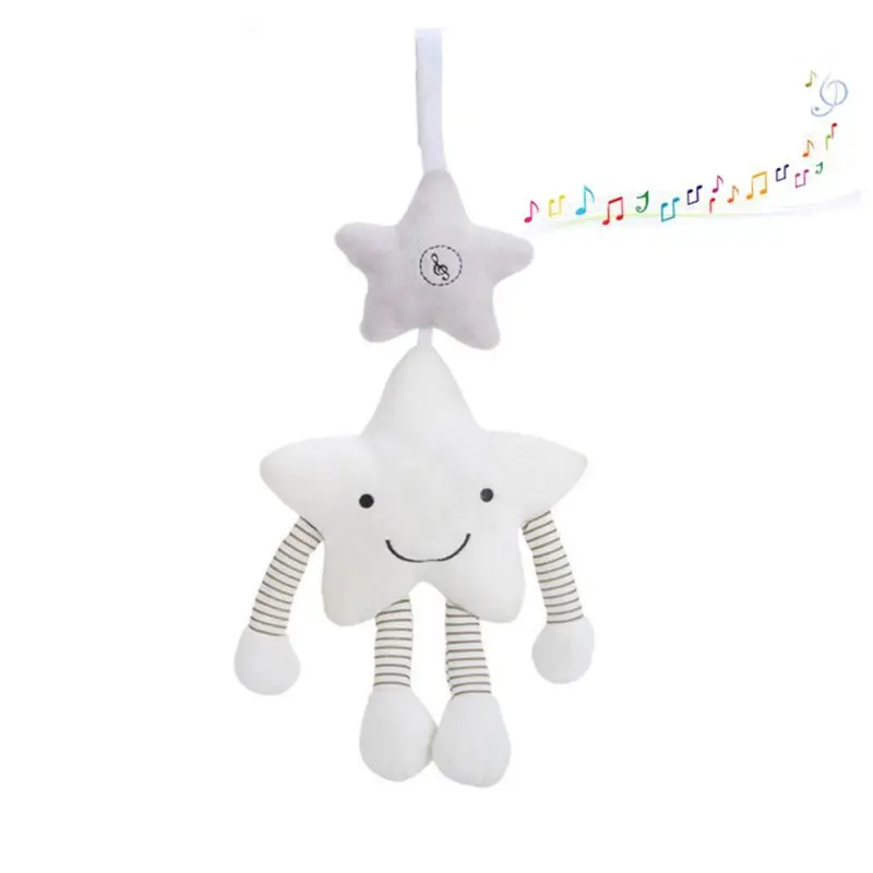 

Star Crib Hanging New Baby Toys for stroller Newborn Rattles Educational Plush Toy