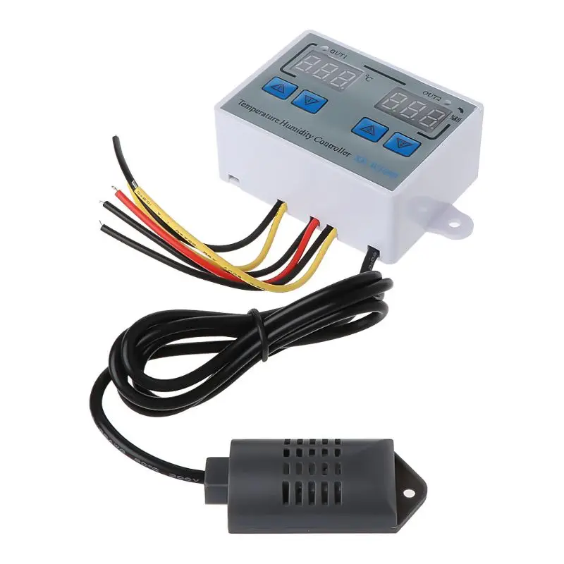 Abcidubxc Digital Thermostat Humidity Controller Egg Incubator 10A Temperature Controller 