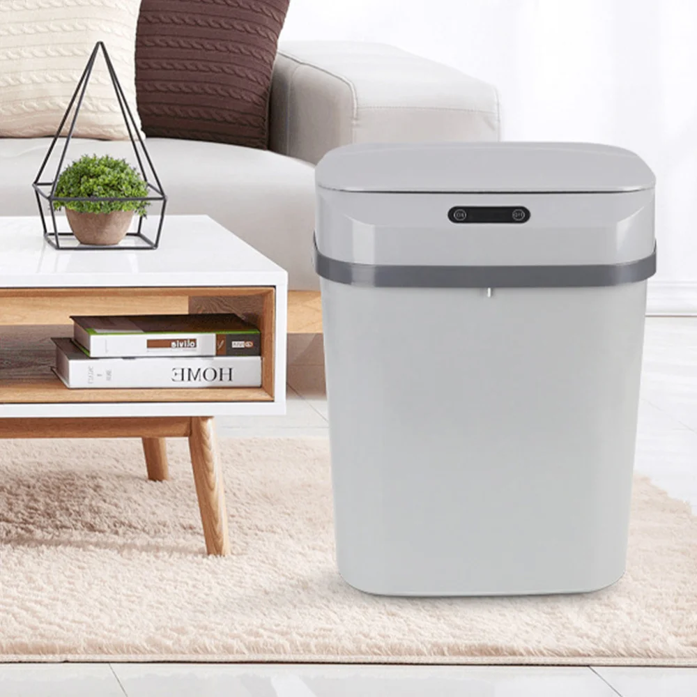 

1Pc 12L Smart Sensor Trash Can Automatic Induction Dustbin Useful Garbage Can