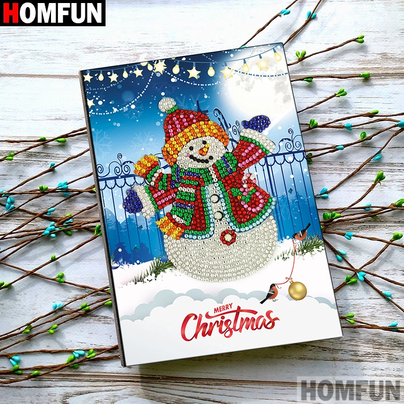 NB34 HOMFUN A5 блокноты 5D DIY алмазная живопись специальная форма Дневник Книга Алмазная вышивка крестиком Стразы Декор подарок - Цвет: NB34