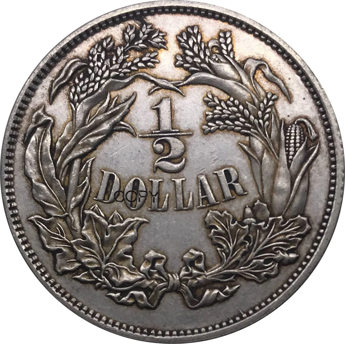 Соединенные Штаты Америки 1859 монета США 50 C половина 1/2 доллара свобода ГОЛОВА