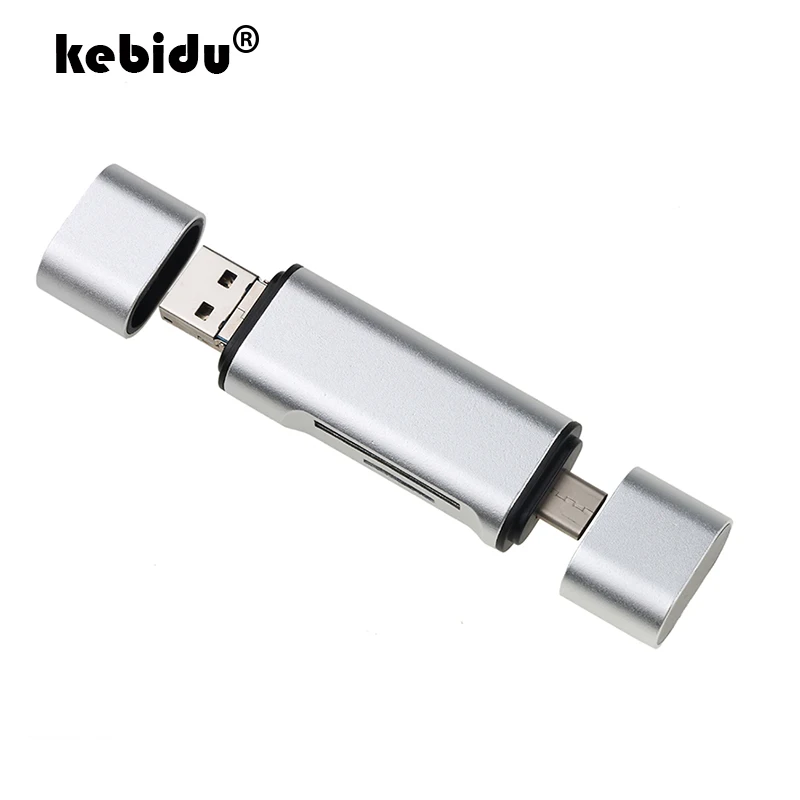 Kebidu Type C OTG кардридер с USB гнездовым интерфейсом для ПК 2 0 чтение TF адаптер