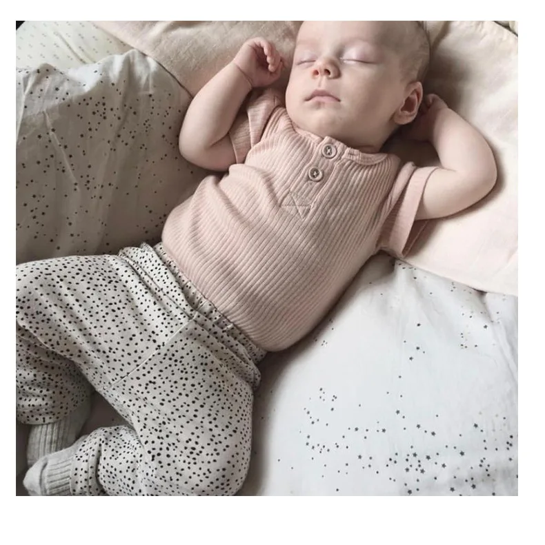 

Newborn Baby Unisex Clothes Short Sleeved Ribbed Jumpsuit Infant Baby Summer Cotton Rompers Baby Boys Clothes Girls Costume