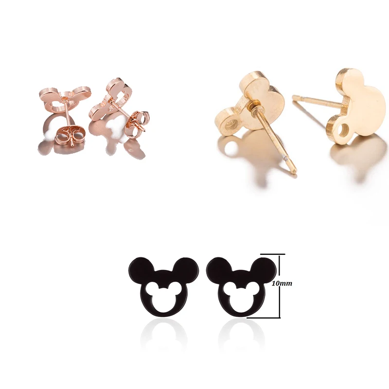 Женские серьги подвески Micke из нержавеющей стали золотистые простые украшения