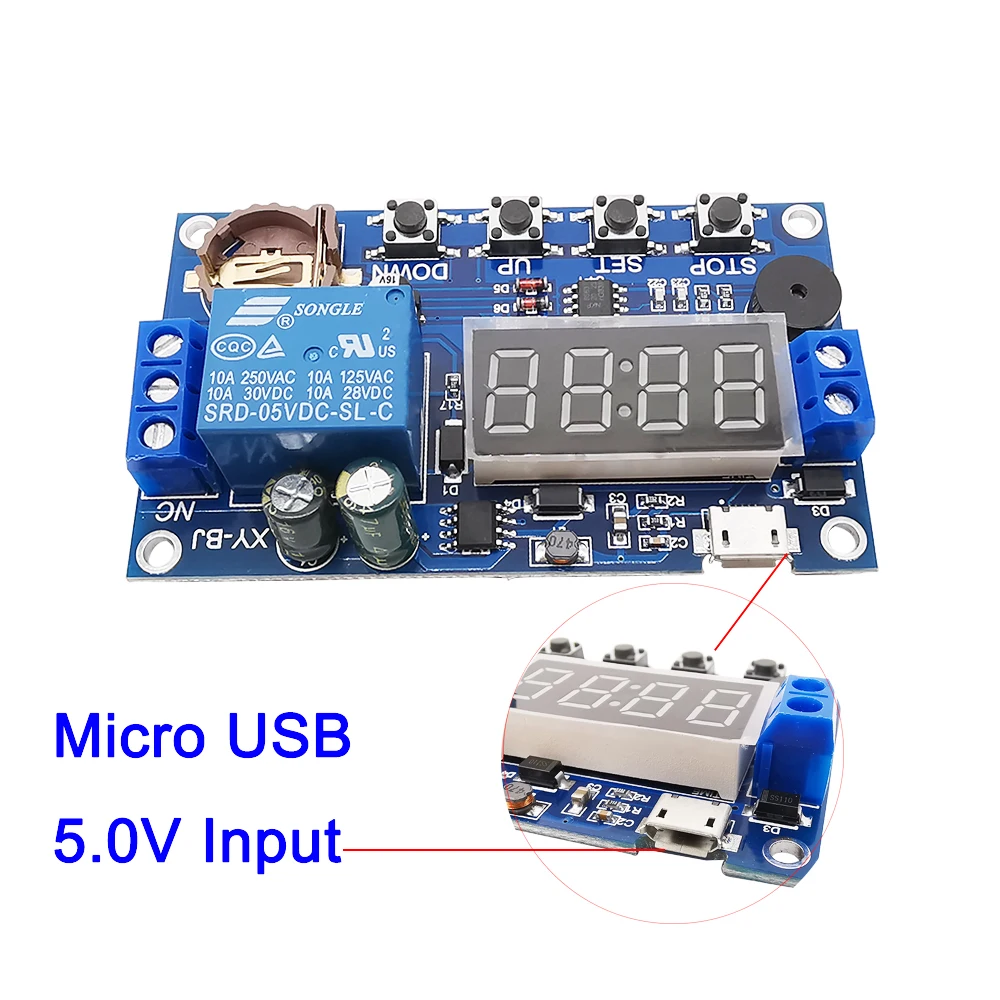 Постоянный ток 5 В модуль синхронизации времени реле таймера задержки