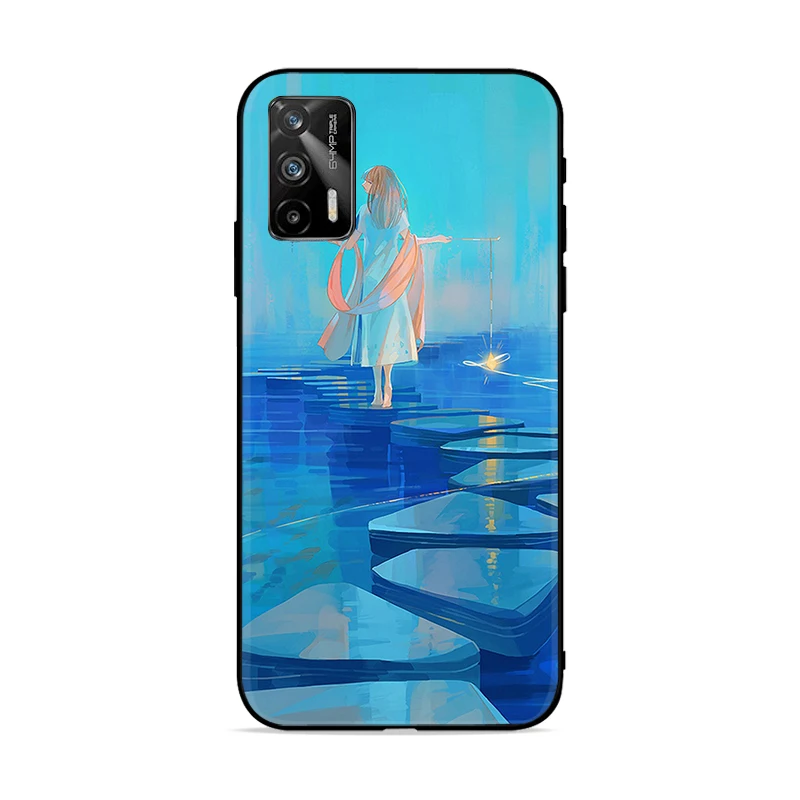 

Mermaid Bridge The Sea Phone Case For OPP Realme GT For 5G Neo Soft TPU Carcasa Coque Back Cover