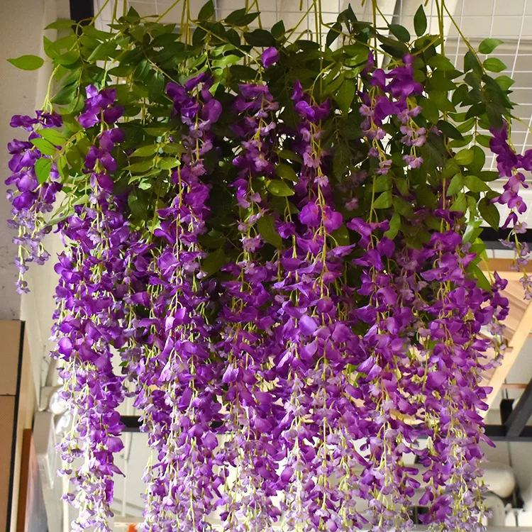 Искусственные виноградные цветы 6 шт. 110 см Свадебный декор цветочная гирлянда