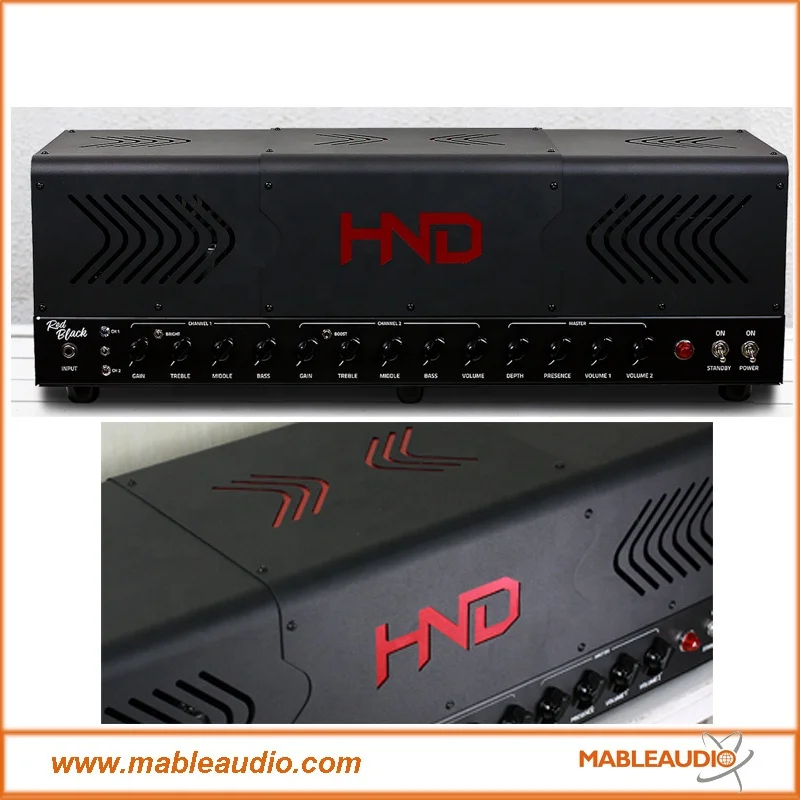

HND 100watt Black color guitar vacuum tube amplifier red balck