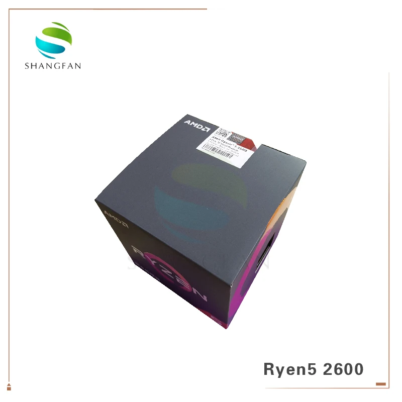 Процессор AMD Ryzen 5 2600 R5 3 4 ГГц шестиядерный двенадцатиядерный 65 Вт YD2600BBM6IAF с