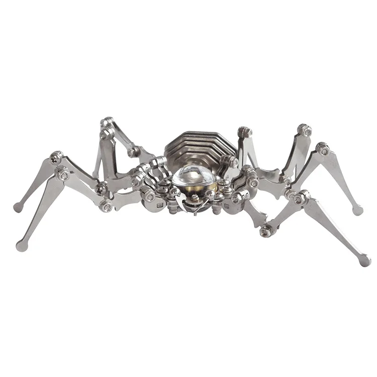 

Creative hand-crafted hand and foot collapsible metal craft punk spider clock SMG punk spider clock