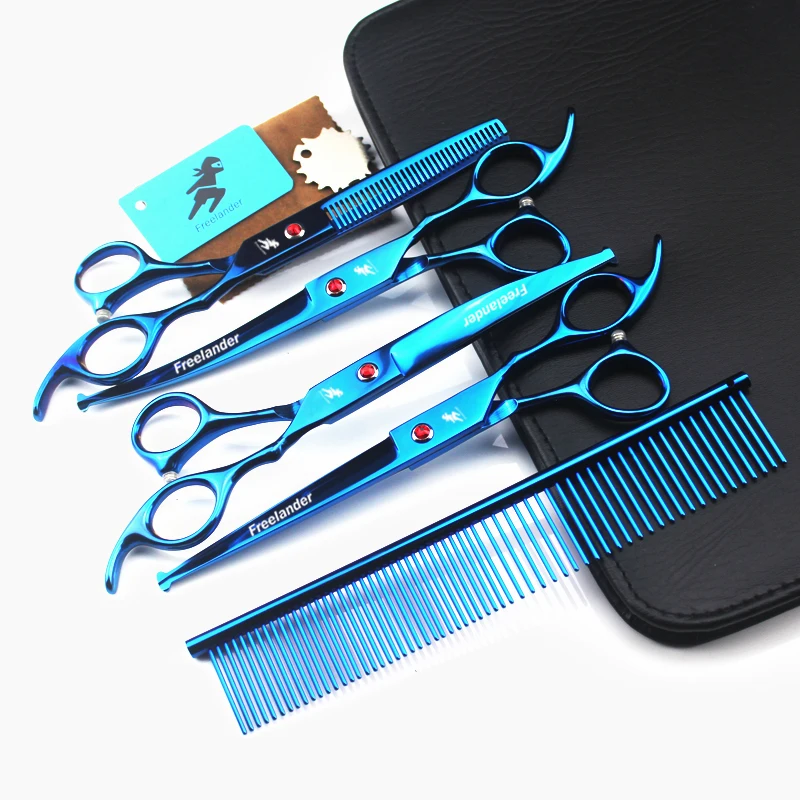 Набор парикмахерских ножниц для домашних животных 7 дюймов розовый набор